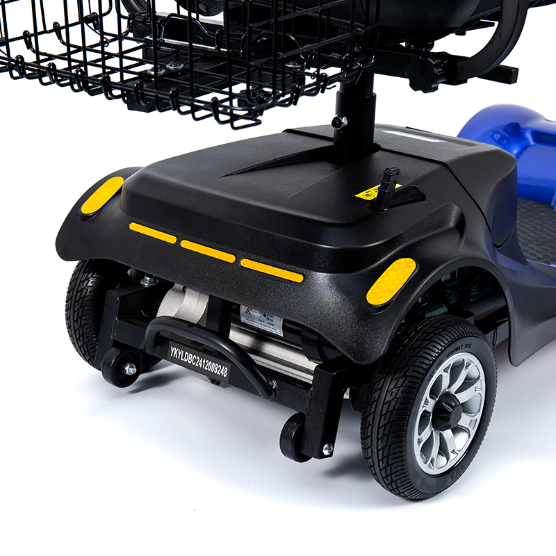 YL-08S হেভি-ডিউটি 4 হুইল ফোল্ডিং মোবিলিটি স্কুটার যার 12° আরোহণ ক্ষমতা রয়েছে