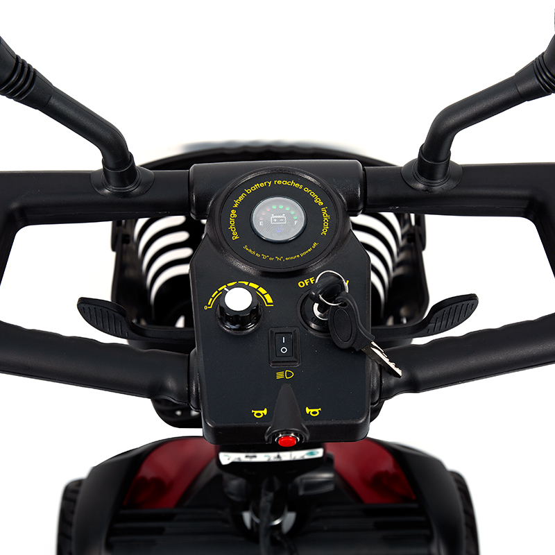 YL-07T 4 হুইল পোর্টেবল ফোল্ডেবল ইলেকট্রিক চালিত মোবিলিটি স্কুটার