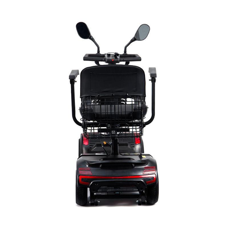 বয়স্কদের জন্য YL-01S 4 হুইল পোর্টেবল ফোল্ডিং মোটরাইজড মোবিলিটি স্কুটার