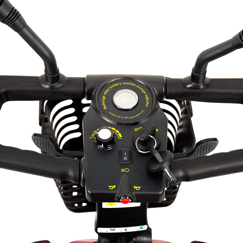 বয়স্কদের জন্য YL-01S 4 হুইল পোর্টেবল ফোল্ডিং মোটরাইজড মোবিলিটি স্কুটার