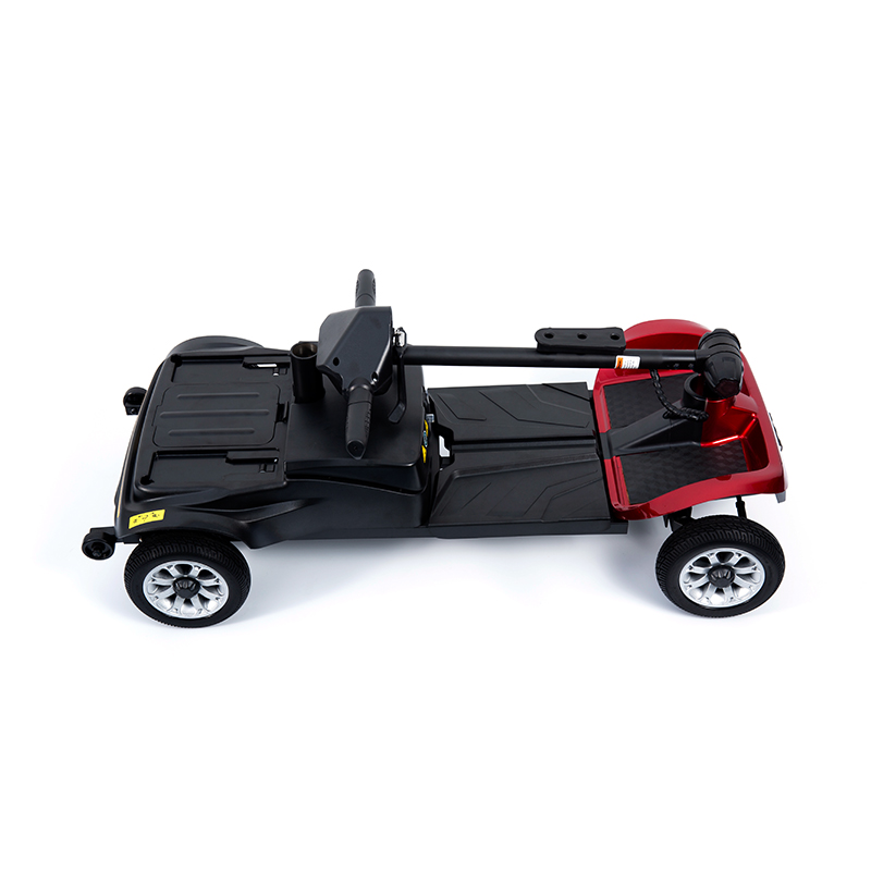 YL-02 বয়স্কদের জন্য লাইটওয়েট 4-হুইল মোবিলিটি স্কুটার, একটি 360° সুইভেল সিট সমন্বিত