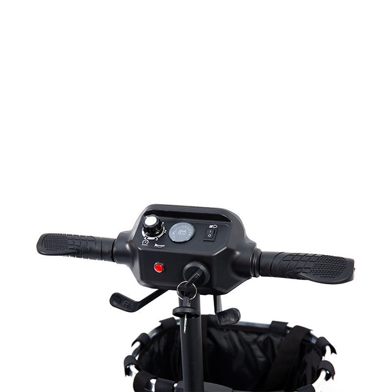 YL-02 বয়স্কদের জন্য লাইটওয়েট 4-হুইল মোবিলিটি স্কুটার, একটি 360° সুইভেল সিট সমন্বিত