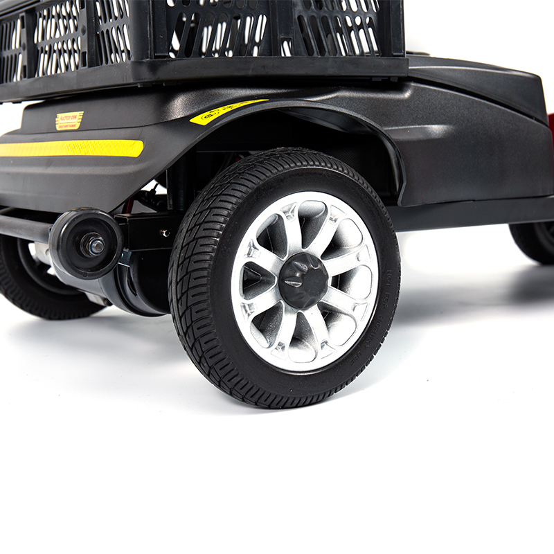 YL-02 বয়স্কদের জন্য লাইটওয়েট 4-হুইল মোবিলিটি স্কুটার, একটি 360° সুইভেল সিট সমন্বিত