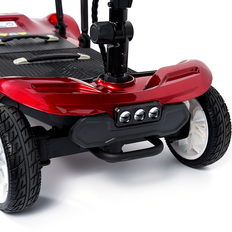 YL-985 4 চাকার ফোল্ডিং ব্যাটারি চালিত বৈদ্যুতিক পরিবহন স্কুটার