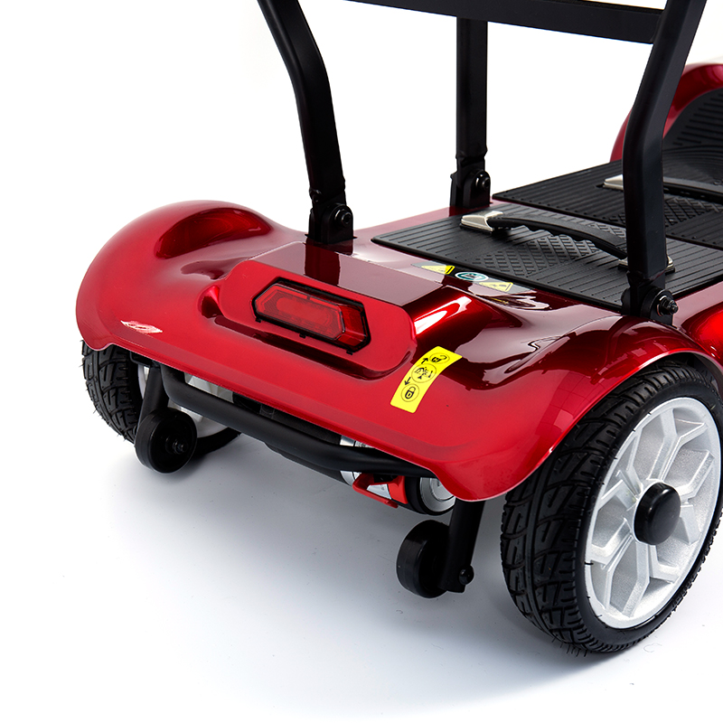 YL-985 4 চাকার ফোল্ডিং ব্যাটারি চালিত বৈদ্যুতিক পরিবহন স্কুটার