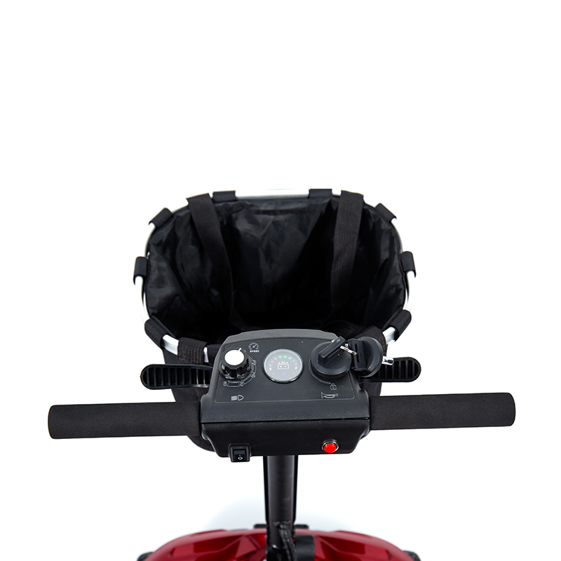 YL-985 4 চাকার ফোল্ডিং ব্যাটারি চালিত বৈদ্যুতিক পরিবহন স্কুটার