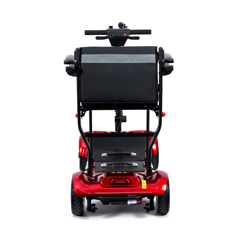 YL-985 4 চাকার ফোল্ডিং ব্যাটারি চালিত বৈদ্যুতিক পরিবহন স্কুটার