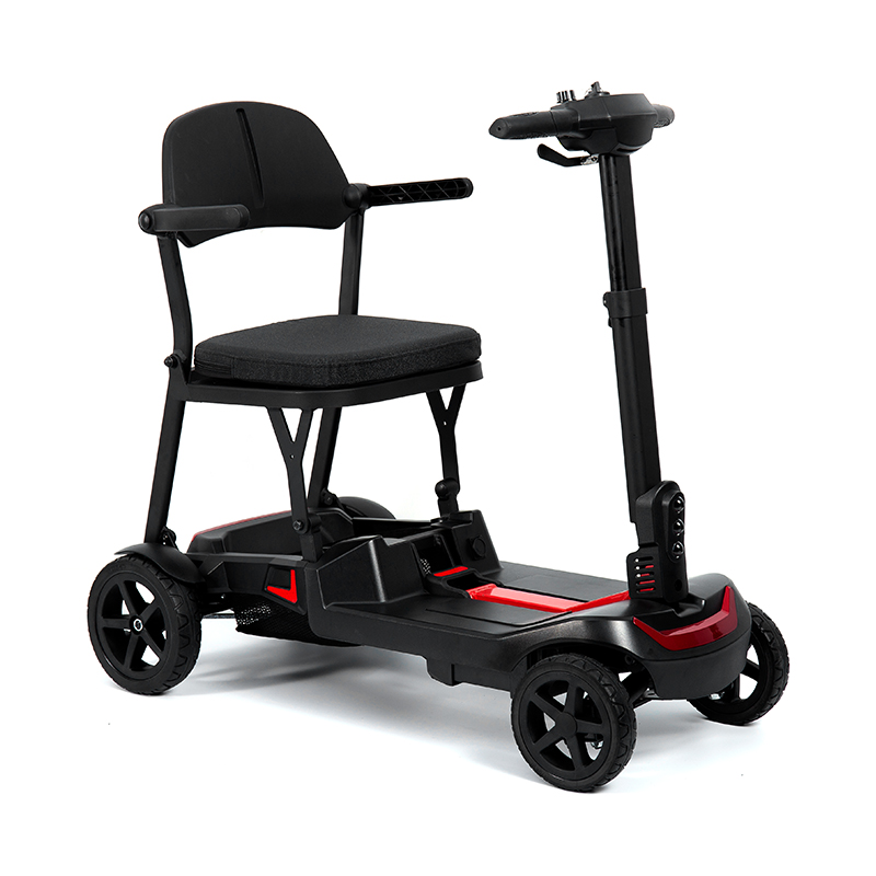 YL-985S 4 চাকার লাইটওয়েট পোর্টেবল ফোল্ডেবল ট্রাভেল ইলেকট্রিক চালিত স্কুটার